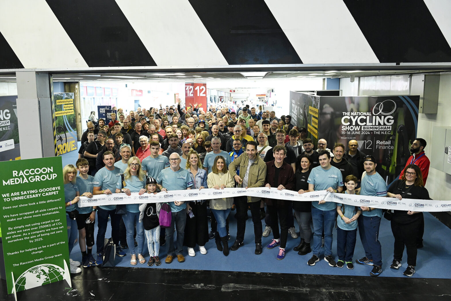 V12 Retail Finance renews lead rider position as headline sponsor of The National Cycling Show for 2025  